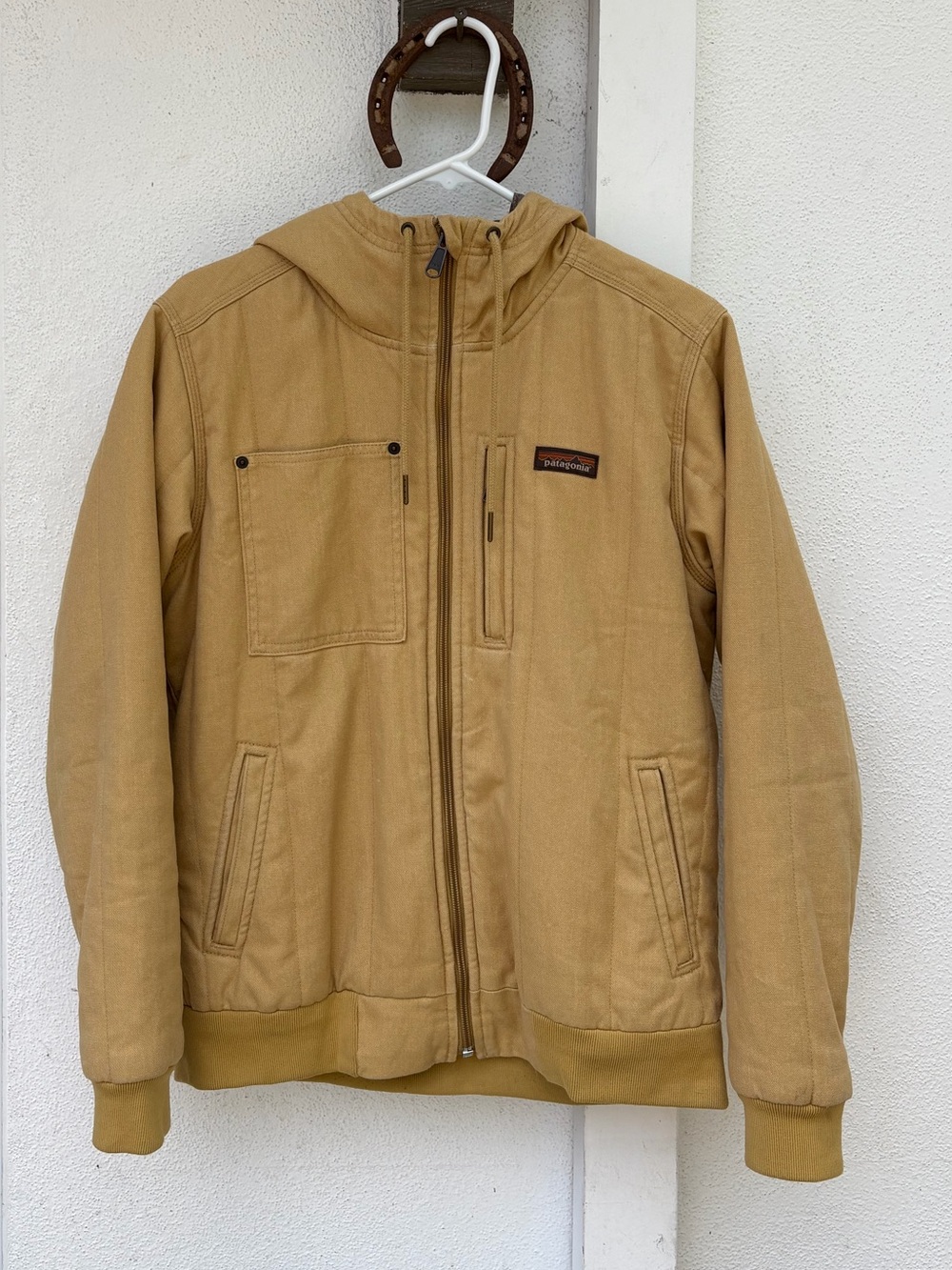 Women's Patagonia All Season Bomber Hoody Puffer Work Jacket (Medium)